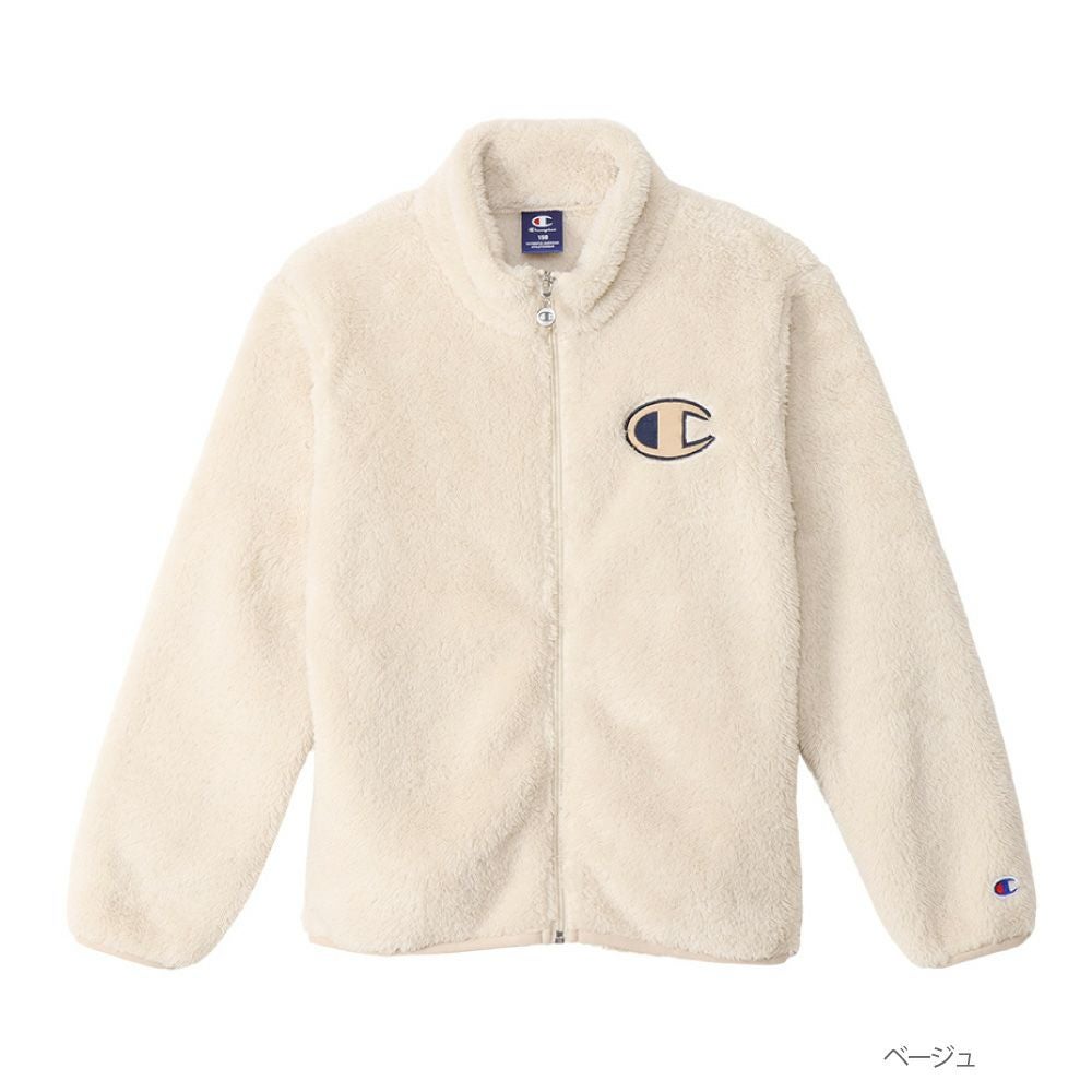 Champion シェルパフリースジャケット キッズ Champion シェルパフリースジャケット キッズ