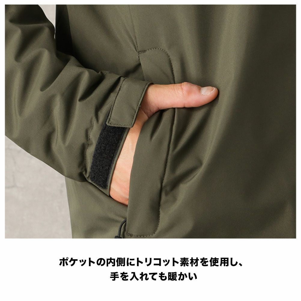 NAVY オールウェザー中綿パーカー メンズ