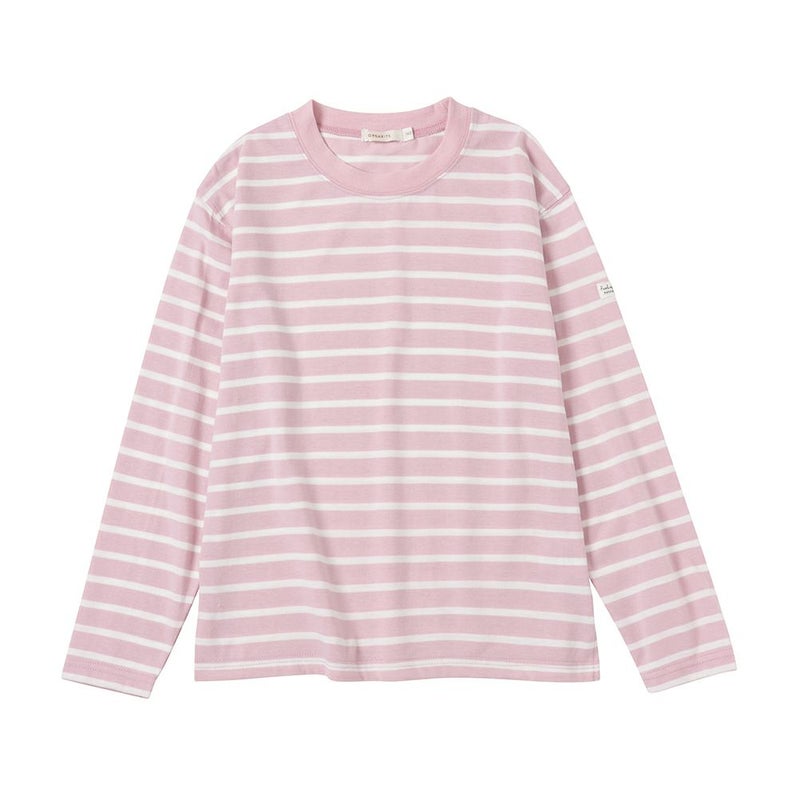 ORGABITS ボーダーロングスリーブTシャツ キッズ メール便 対応商品商品画像-2