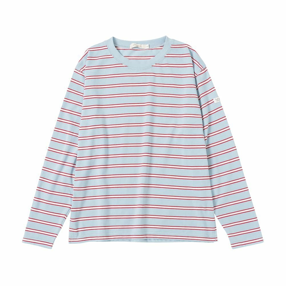 ORGABITS ボーダーロングスリーブTシャツ キッズ ネコポス 対応商品