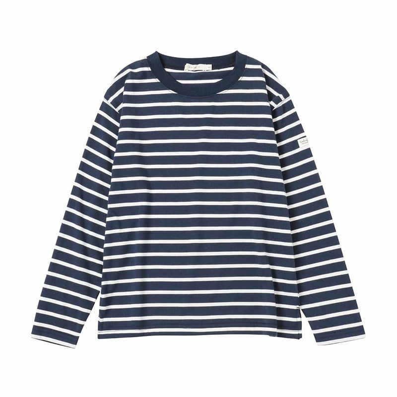 ORGABITS ボーダーロングスリーブTシャツ キッズ メール便 対応商品商品画像-4