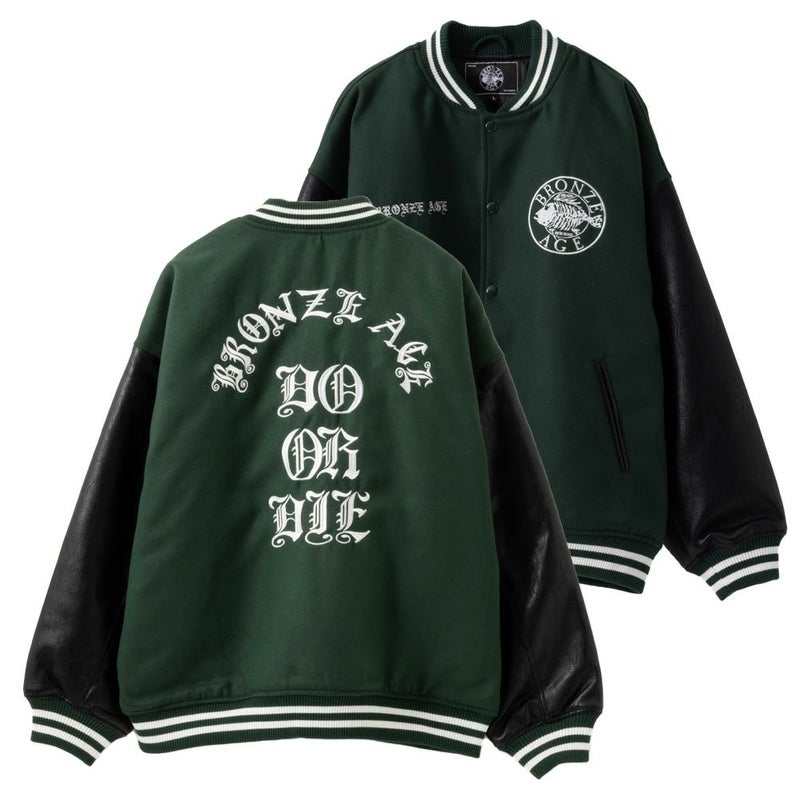 [期間限定価格]【オンラインストア限定】 BRONZE AGE メルトンスタジアムジャケット メンズ商品画像-2