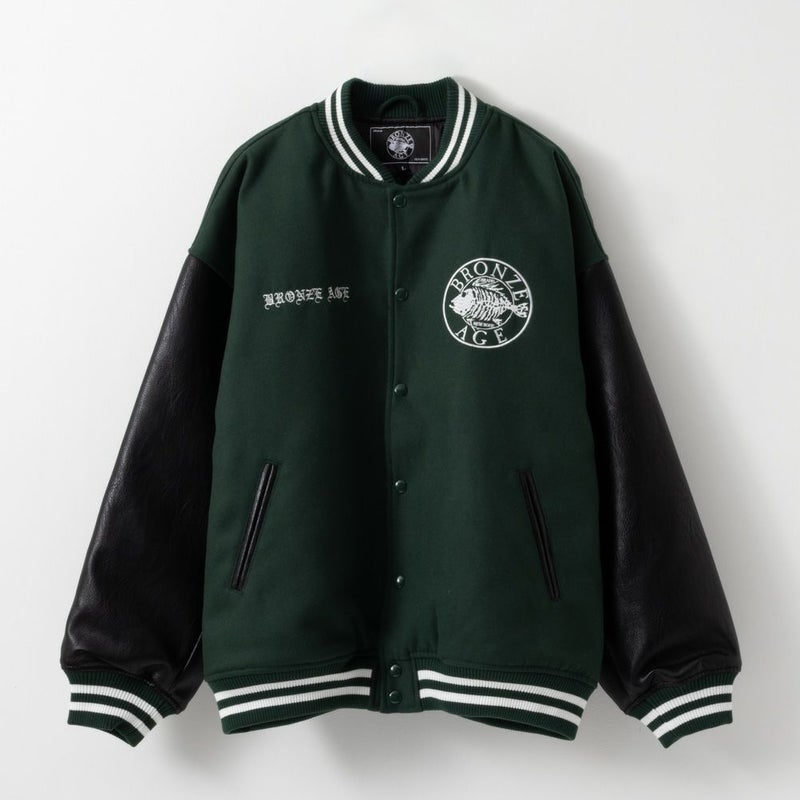 [期間限定価格]【オンラインストア限定】 BRONZE AGE メルトンスタジアムジャケット メンズ商品画像-5