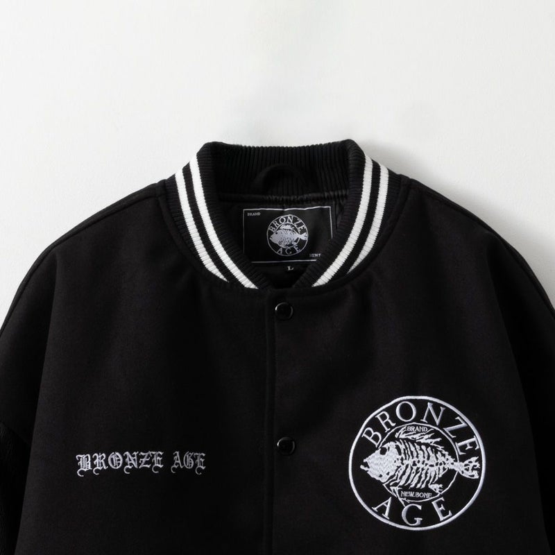 [期間限定価格]【オンラインストア限定】 BRONZE AGE メルトンスタジアムジャケット メンズ商品画像-7