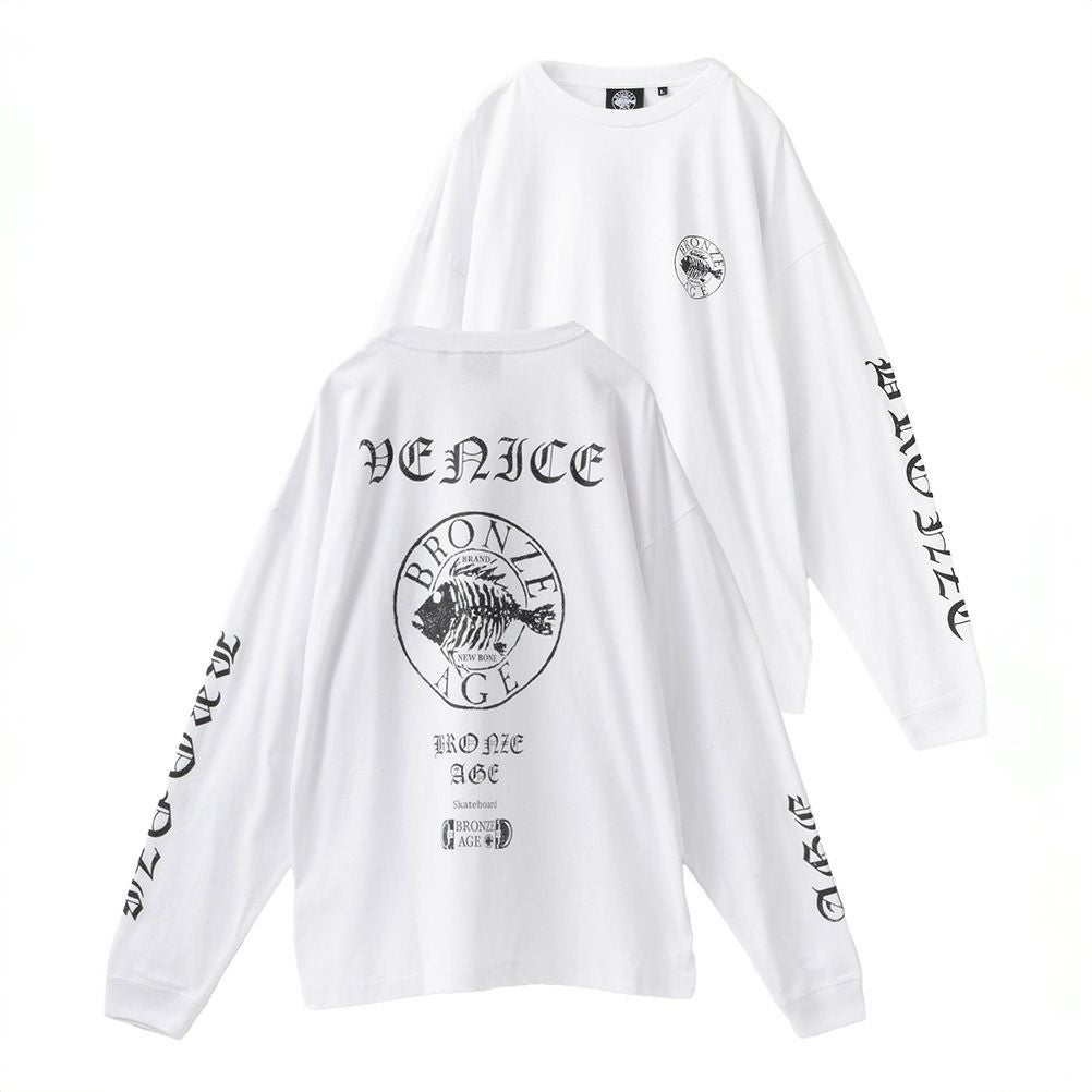 BRONZE AGE サークルロゴロングスリーブTシャツ メンズ