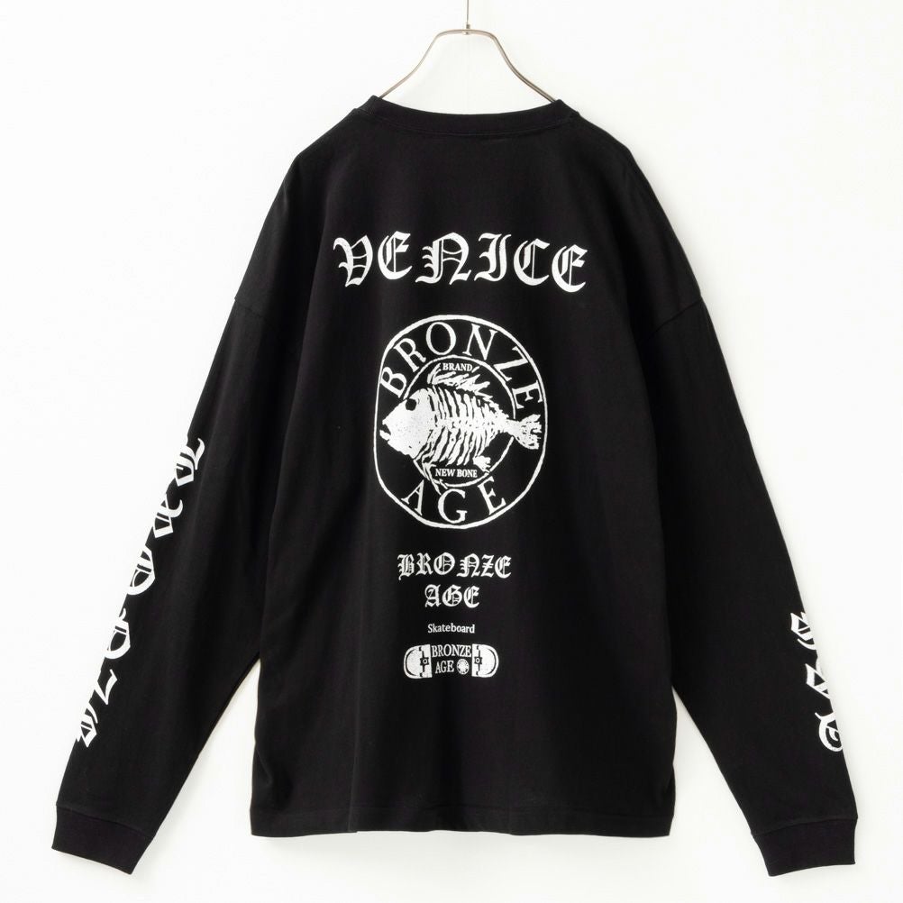 BRONZE AGE サークルロゴロングスリーブTシャツ メンズ
