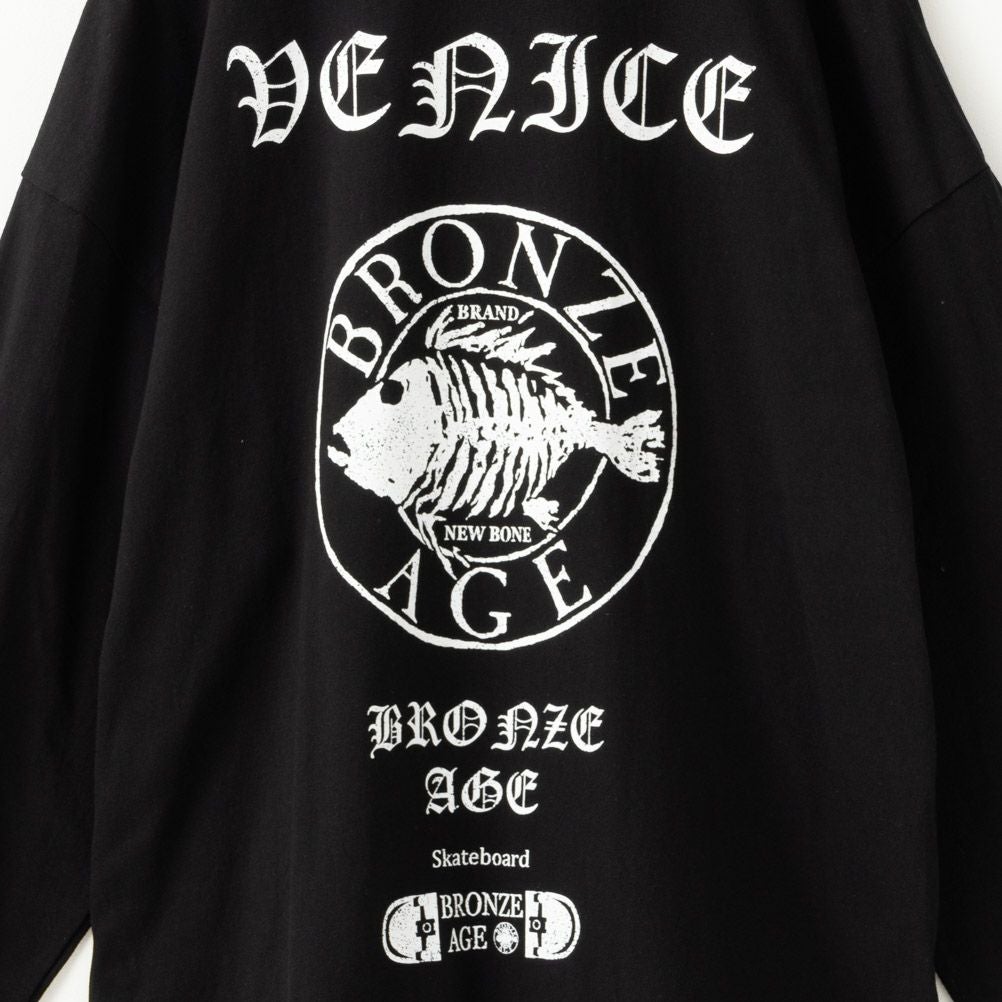 BRONZE AGE サークルロゴロングスリーブTシャツ メンズ