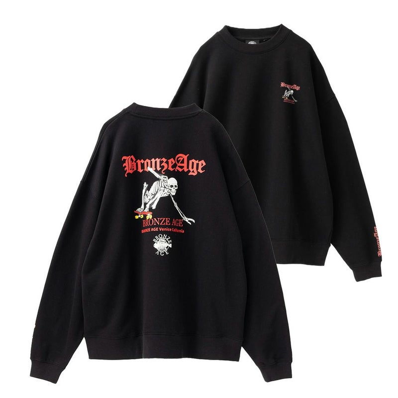 【オンラインストア限定】BRONZE AGE スカルビッグトレーナー メンズ商品画像-1