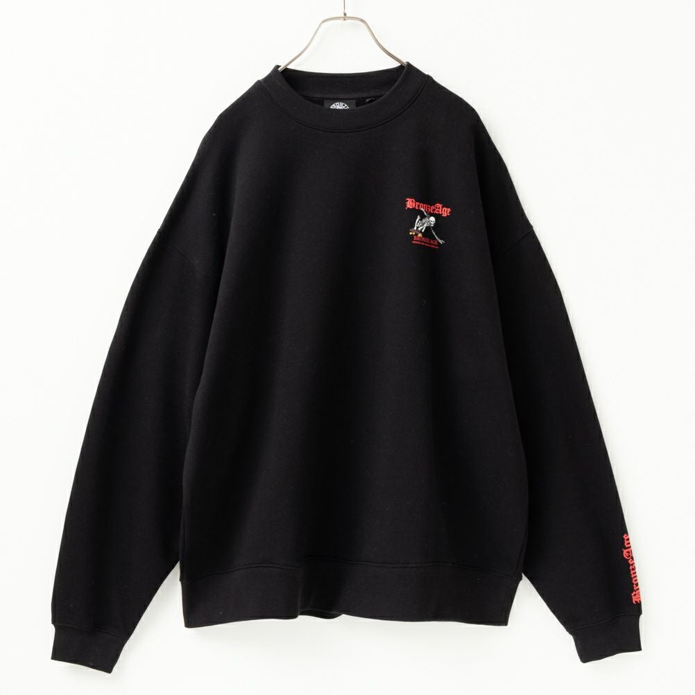 BRONZE AGE スカルビッグトレーナー メンズ