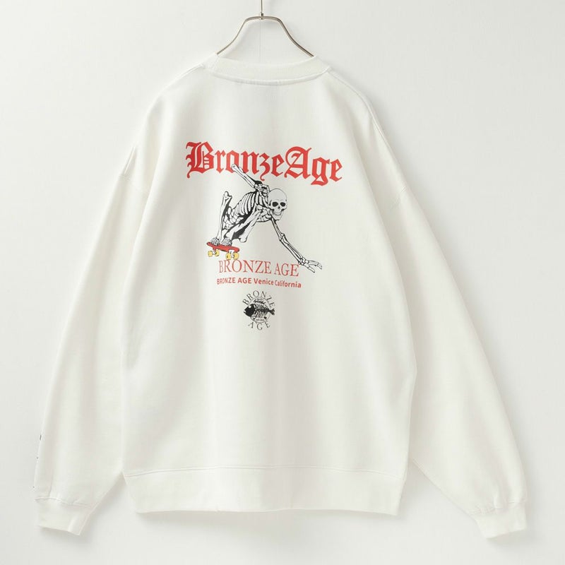 [期間限定価格]【オンラインストア限定】BRONZE AGE スカルビッグトレーナー メンズ商品画像-5