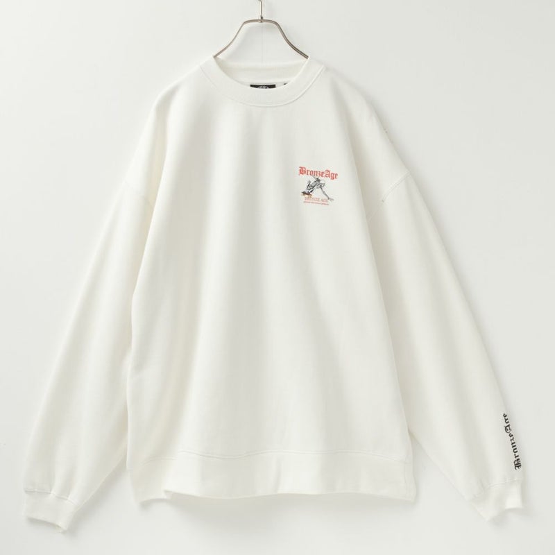 【オンラインストア限定】BRONZE AGE スカルビッグトレーナー メンズ商品画像-6