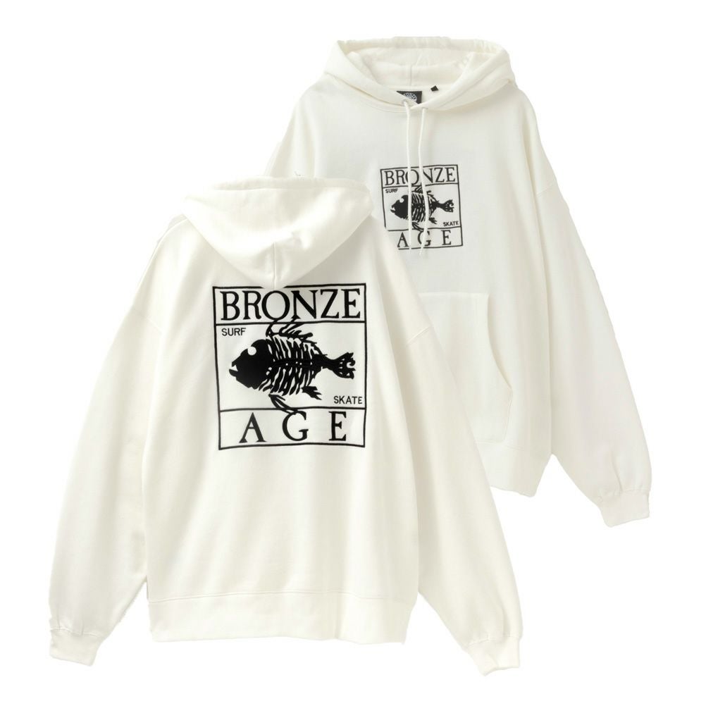 BRONZE AGE ボックスロゴビッグパーカー メンズ