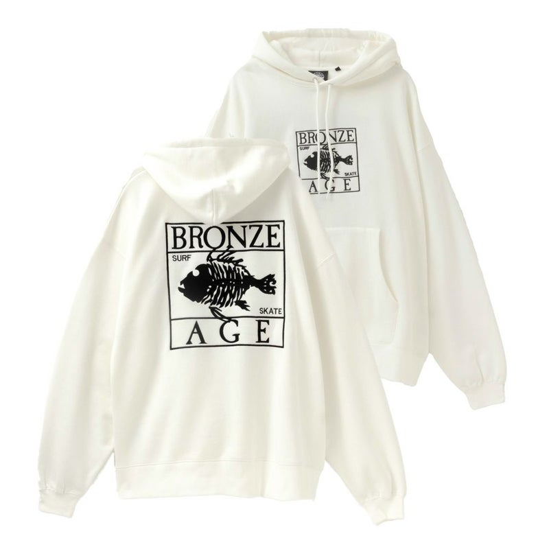 [期間限定価格]【オンラインストア限定】BRONZE AGE ボックスロゴビッグパーカー メンズ商品画像-2