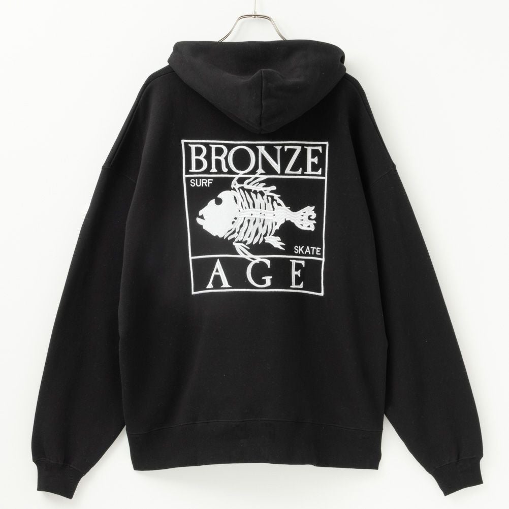 BRONZE AGE ボックスロゴビッグパーカー メンズ BRONZE AGE ボックスロゴビッグパーカー メンズ