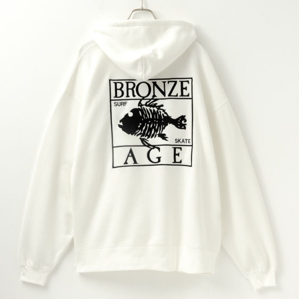 BRONZE AGE ボックスロゴビッグパーカー メンズ