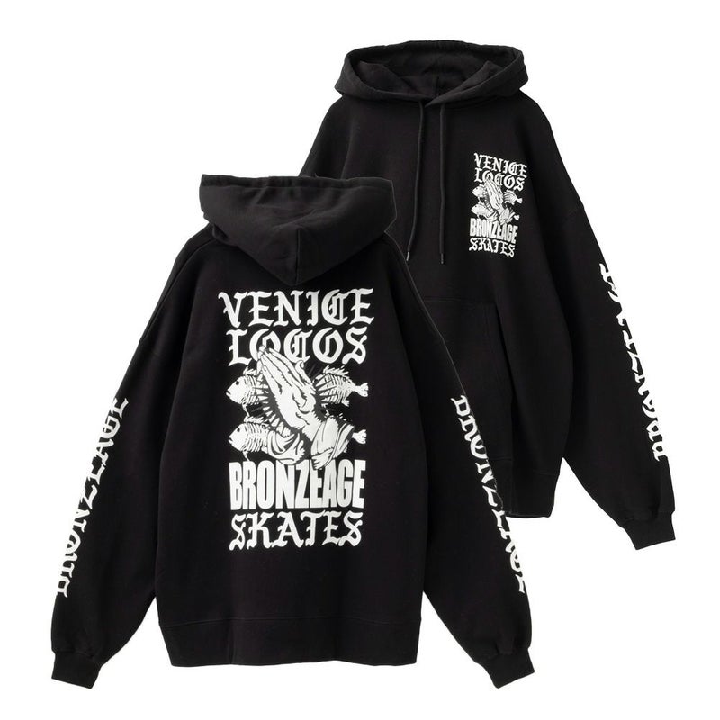 【オンラインストア限定】BRONZE AGE ハンドロゴビッグパーカー メンズ商品画像-1