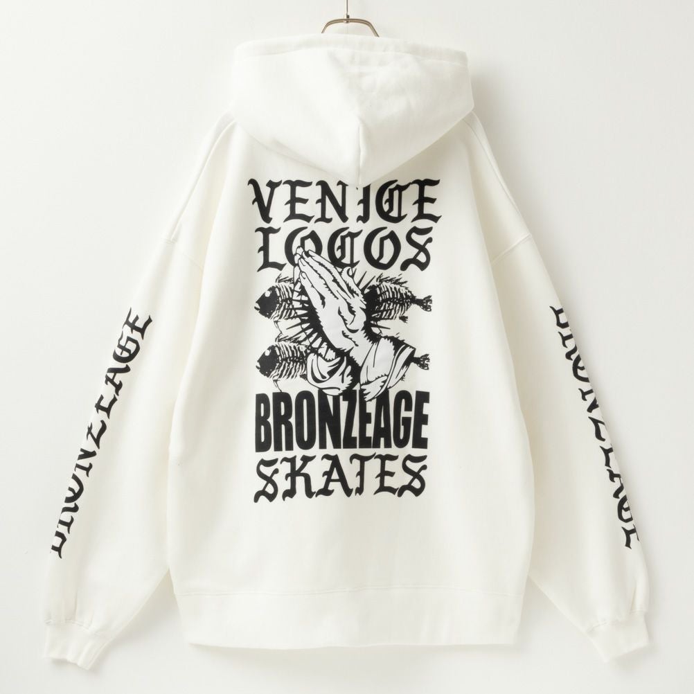 BRONZE AGE ハンドロゴビッグパーカー メンズ