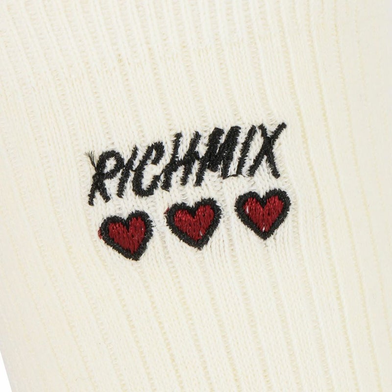 RICH MIX クルーソックス ハートロゴ刺繍 キッズ商品画像-8