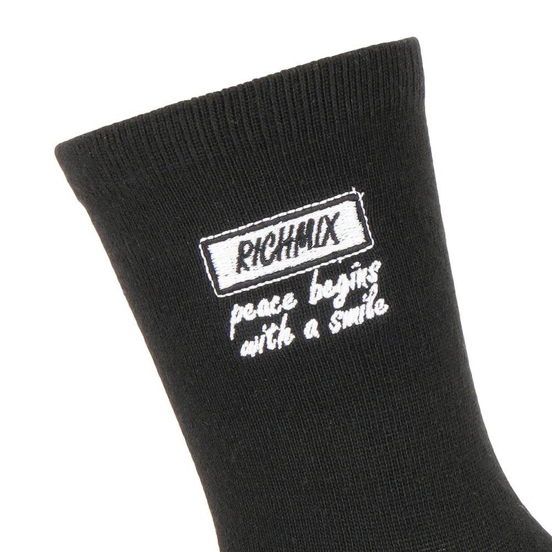 RICH MIX  クルーソックス ロゴ刺繍 キッズ商品画像-4