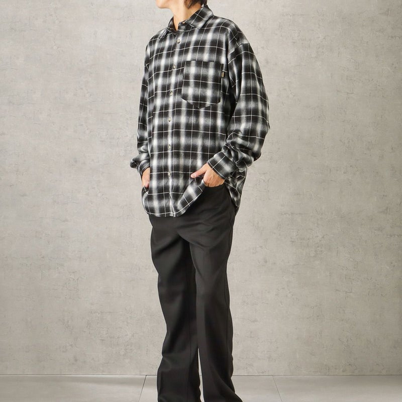 [期間限定価格]【オンラインストア限定】POWER TO THE PEOPLE オンブレーチェックシャツ メンズ商品画像-7