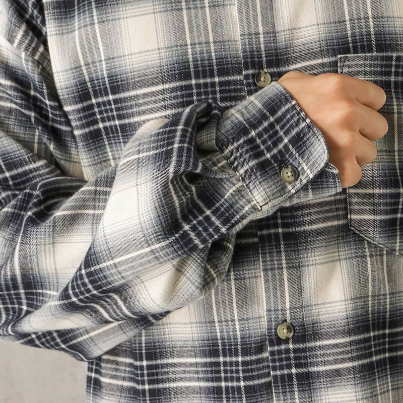 [期間限定価格]【オンラインストア限定】POWER TO THE PEOPLE オンブレーチェックシャツ メンズ商品画像-11