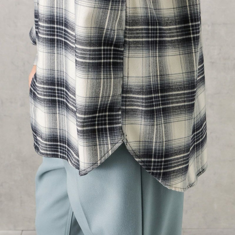 [期間限定価格]【オンラインストア限定】POWER TO THE PEOPLE オンブレーチェックシャツ メンズ商品画像-15