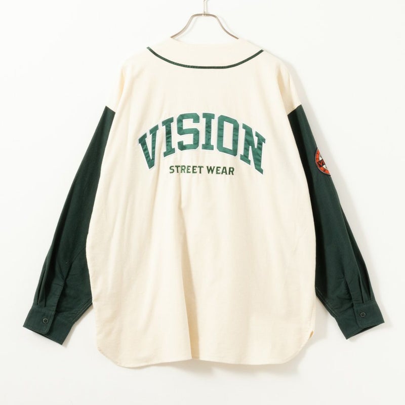 【オンラインストア限定】VISION STREET WEAR 長袖ベースボールネルシャツ メンズ商品画像-2