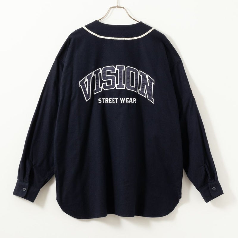 【オンラインストア限定】VISION STREET WEAR 長袖ベースボールネルシャツ メンズ商品画像-4