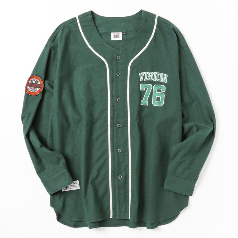 【オンラインストア限定】VISION STREET WEAR 長袖ベースボールネルシャツ メンズ商品画像-7