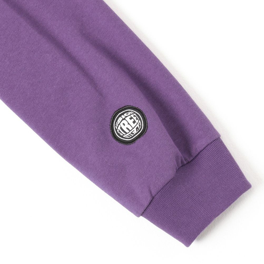 VISION STREET WEAR ヘビーウエイトサガラモックネックロングスリーブTシャツ メンズ