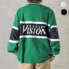 [期間限定価格]VISION STREET WEAR リブライン切替ロングスリーブTシャツ メンズ商品サムネイル-1
