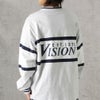 VISION STREET WEAR リブライン切替ロングスリーブTシャツ メンズ商品サムネイル-3