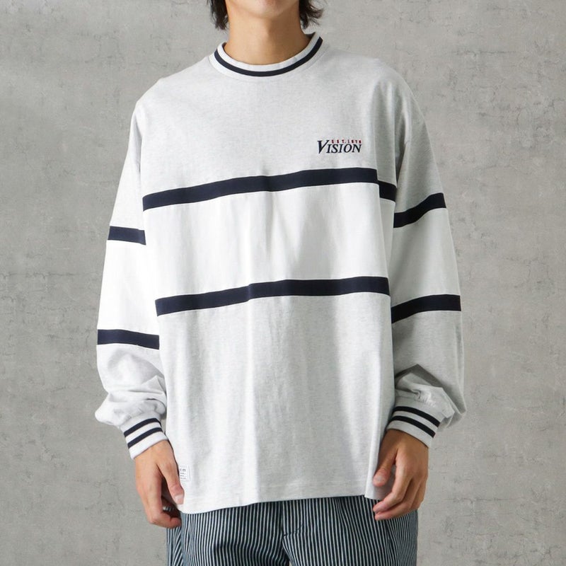 VISION STREET WEAR リブライン切替ロングスリーブTシャツ メンズ商品画像-4