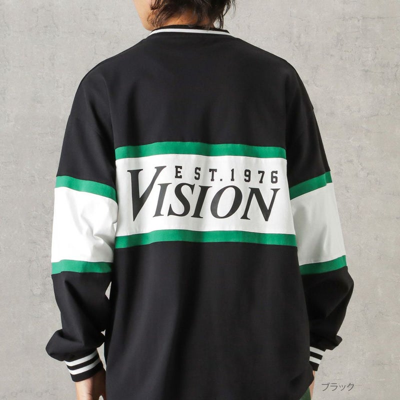 VISION STREET WEAR リブライン切替ロングスリーブTシャツ メンズ商品画像-5