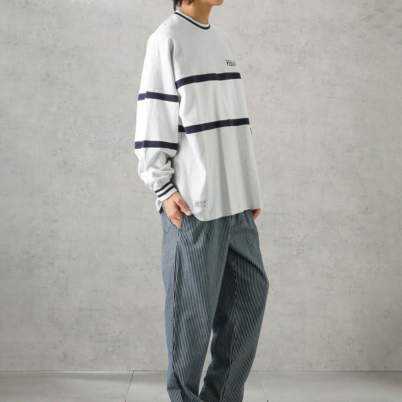 VISION STREET WEAR リブライン切替ロングスリーブTシャツ メンズ商品画像-9