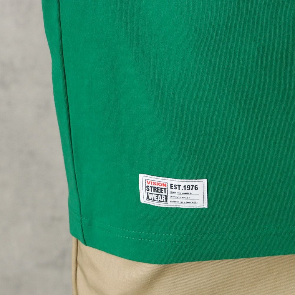 VISION STREET WEAR リブライン切替ロングスリーブTシャツ メンズ