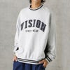 [期間限定価格]VISION STREET WEAR リブラインアーチロゴワッペントレーナー メンズ商品サムネイル-2