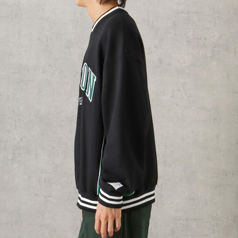 [期間限定価格]VISION STREET WEAR リブラインアーチロゴワッペントレーナー メンズ商品画像-5