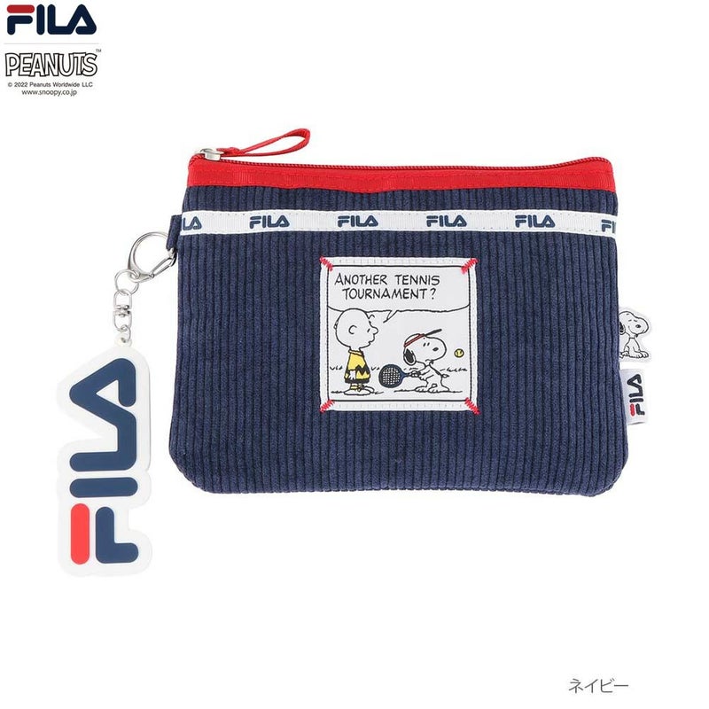 【オンラインストア限定】FILA×PEANUTS SNOOPY コーデュロイポーチ商品画像-3