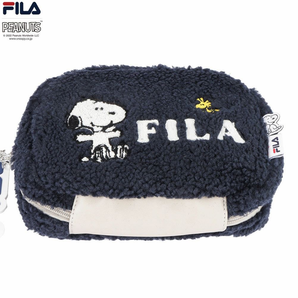  FILA×PEANUTS ボアマルチポーチ