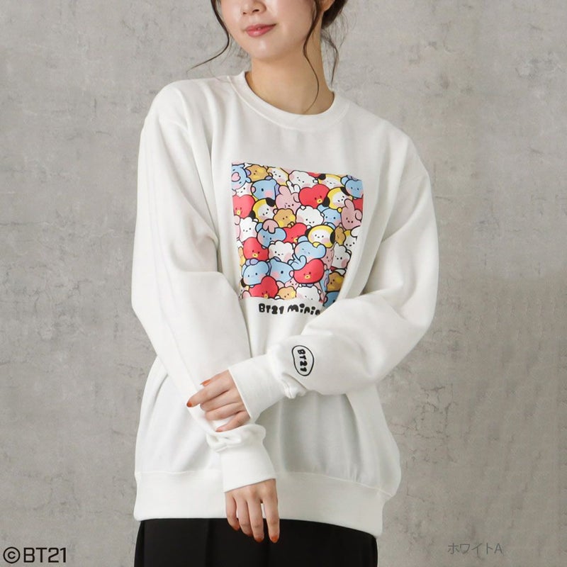 【アクリルチャーム付き】BT21 minini アソートトレーナー レディース商品画像-3