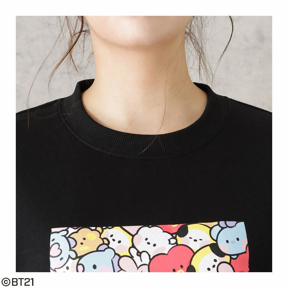 【アクリルチャーム付き】BT21 minini アソートトレーナー レディース