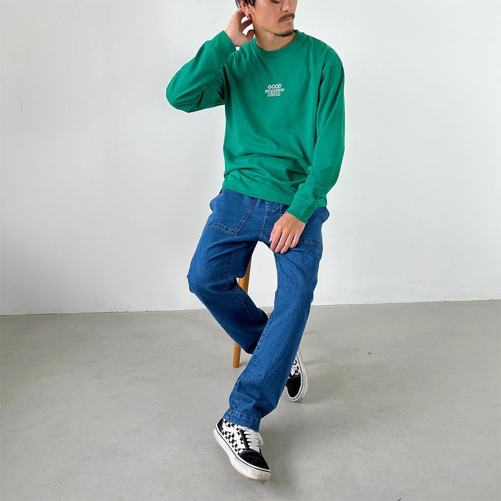 GOOD CREW ロゴロングスリーブTシャツ メンズ