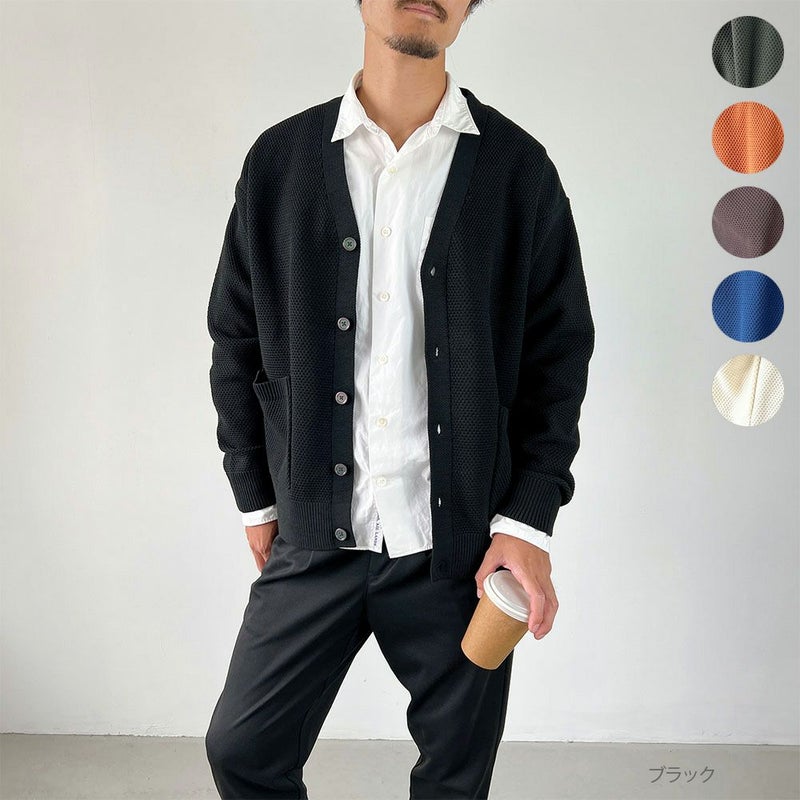 GOOD CREW Vネックカーディガン メンズ商品画像-1