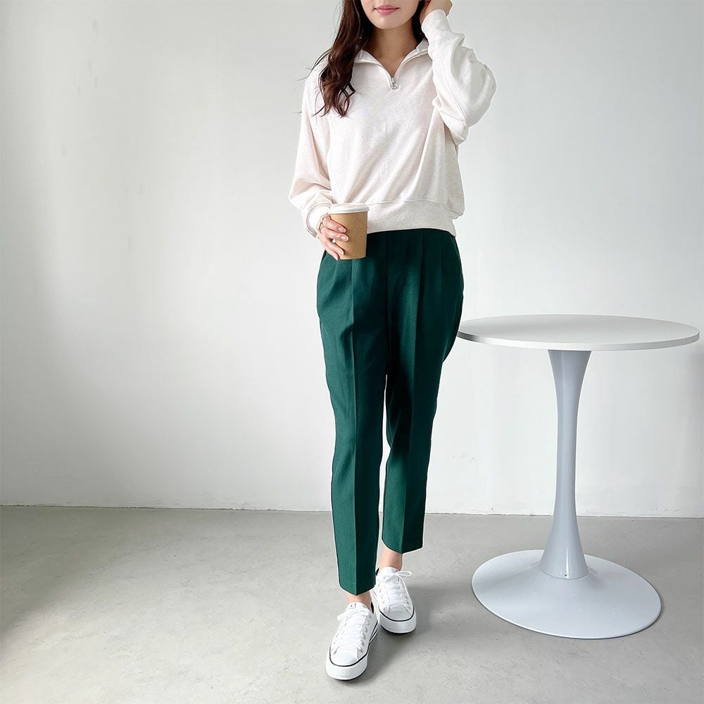 GOOD CREW センタープレスカラーパンツ レディース