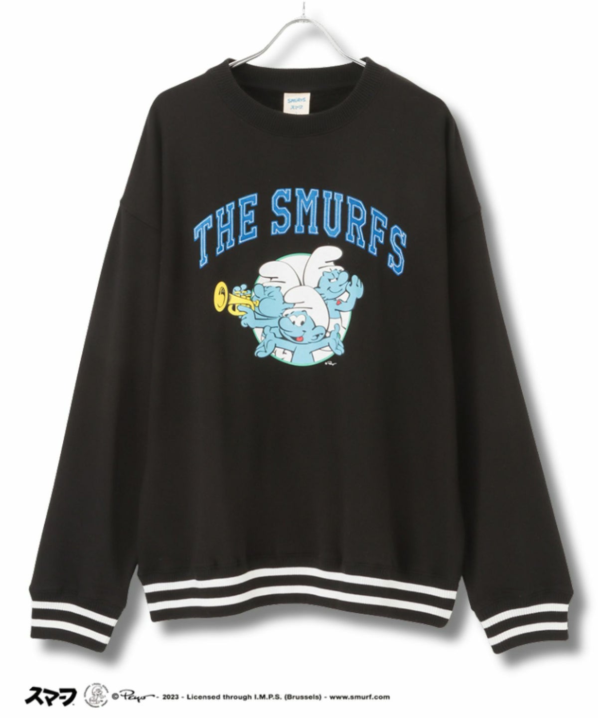 Smurf スマーフ リブライントレーナー メンズ
