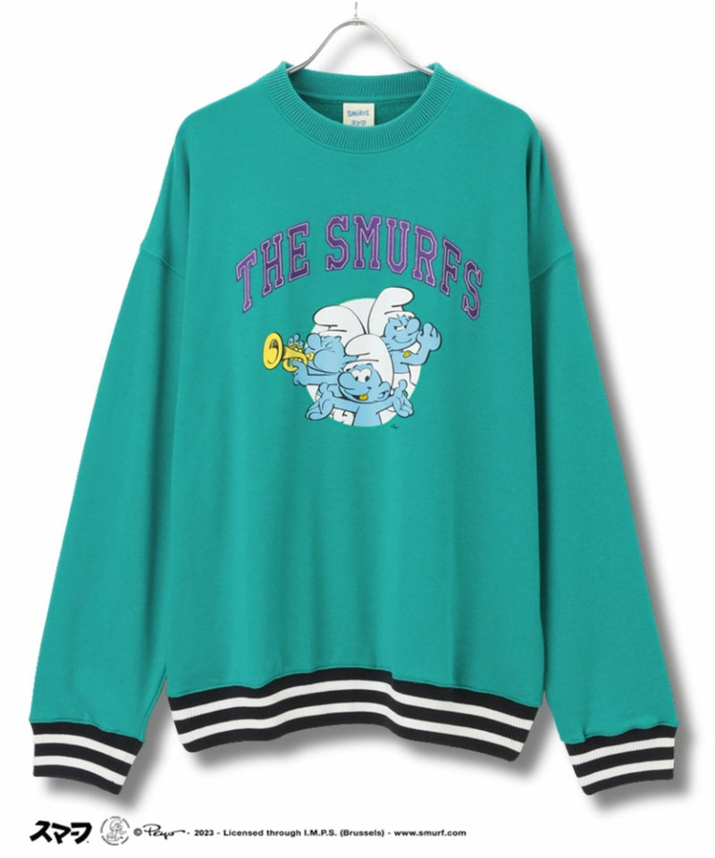 [期間限定価格]【オンラインストア限定】Smurf スマーフ リブライントレーナー メンズ商品画像-3