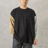 [期間限定価格]【オンラインストア限定】Goodwear 袖配色スーパービッグシルエット ポケット付きロングスリーブTシャツ メンズ商品サムネイル-2