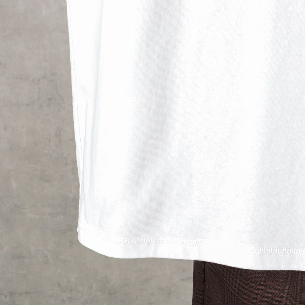 Goodwear 袖配色スーパービッグシルエット ポケット付きロングスリーブTシャツ メンズ