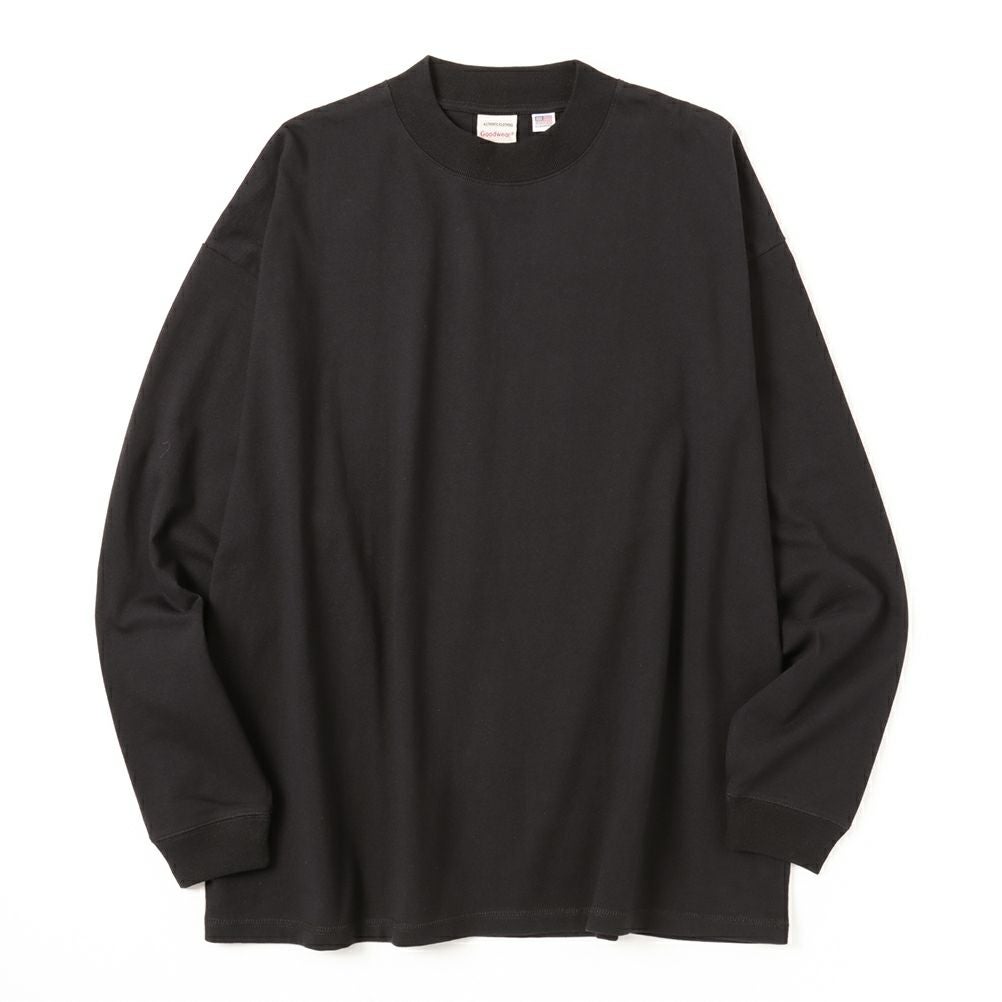 Goodwear スーパービッグシルエット ハイネックロングスリーブTシャツ メンズ